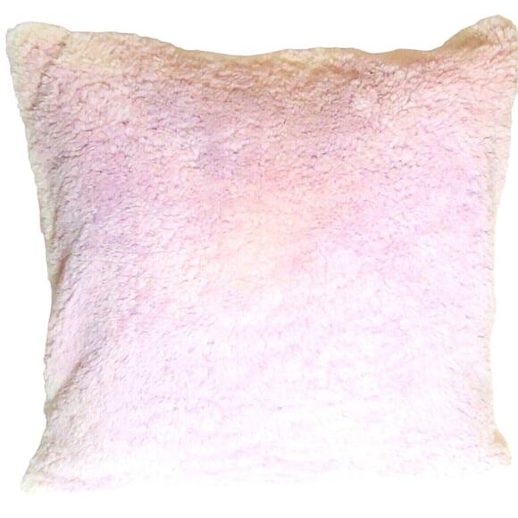 Pottery Barn Classic Pink Purple Swirl Tie Dye PILLOW COVER 18"x18" Zipper - Picture 3 of 4